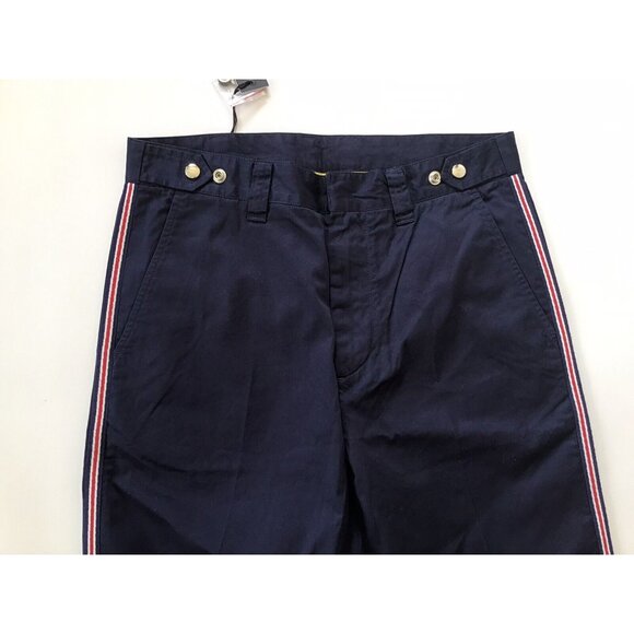 $178 Diesel Men's Slim P-Tucs Tape Trousers Peacoat Blue Jeans Size 34 - Picture 6 of 11